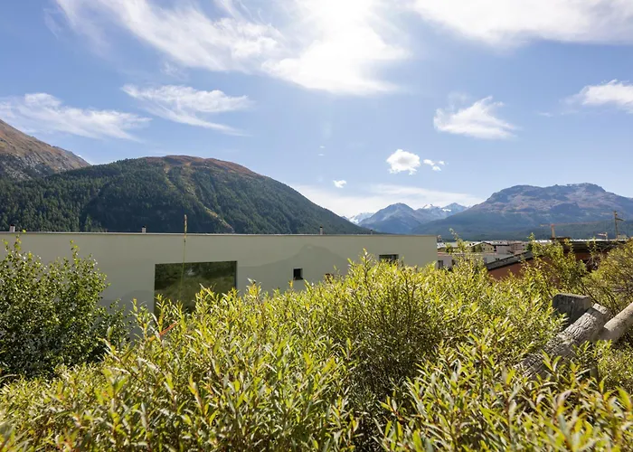 In A Sunny Location In Samedan